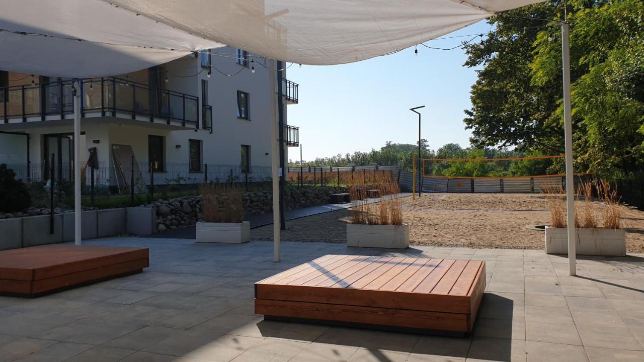 Apartament "Zloty Relaks" Tuz Przy Plazy Z Balkonem Z Widokiem Na Hel I Hamakami Puck Exterior foto